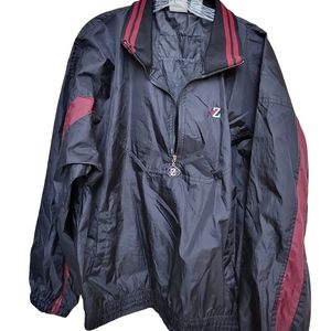 Vintage Jerzees Half Zip Pullover Wind Breaker
